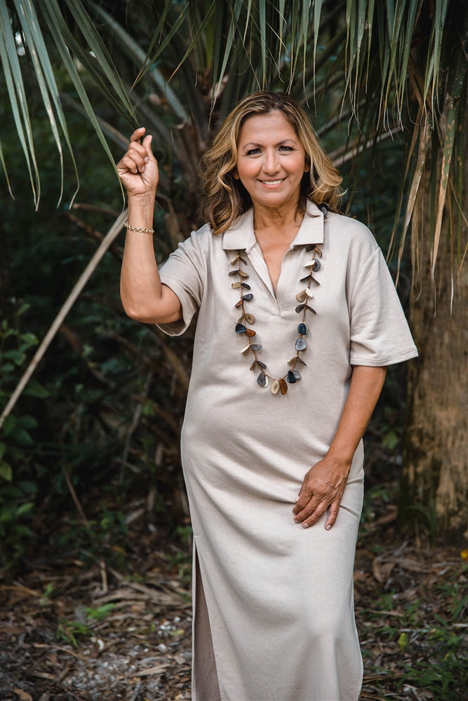 Tagua Slice Necklace